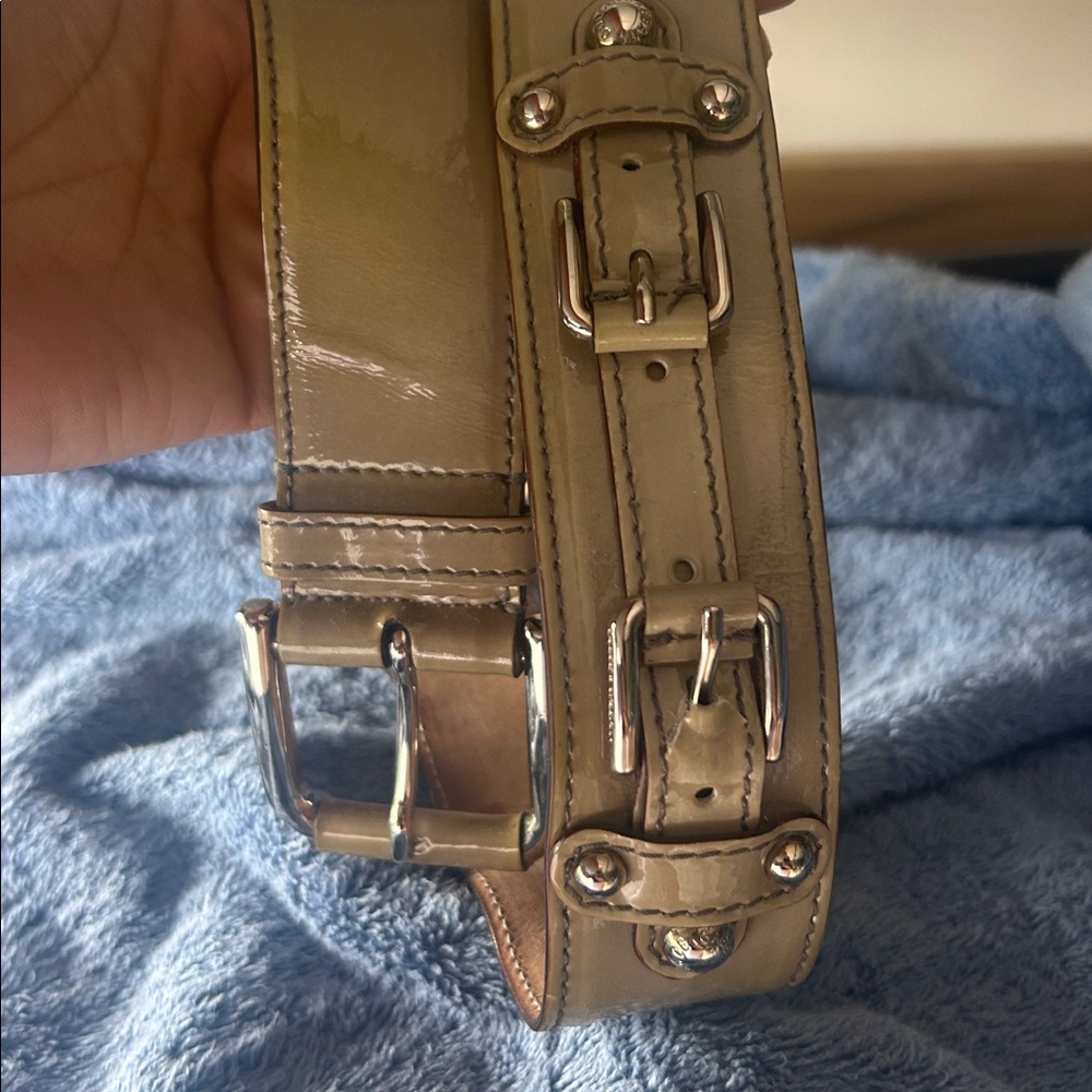 Dolce & Gabbana Tan Leather Belt